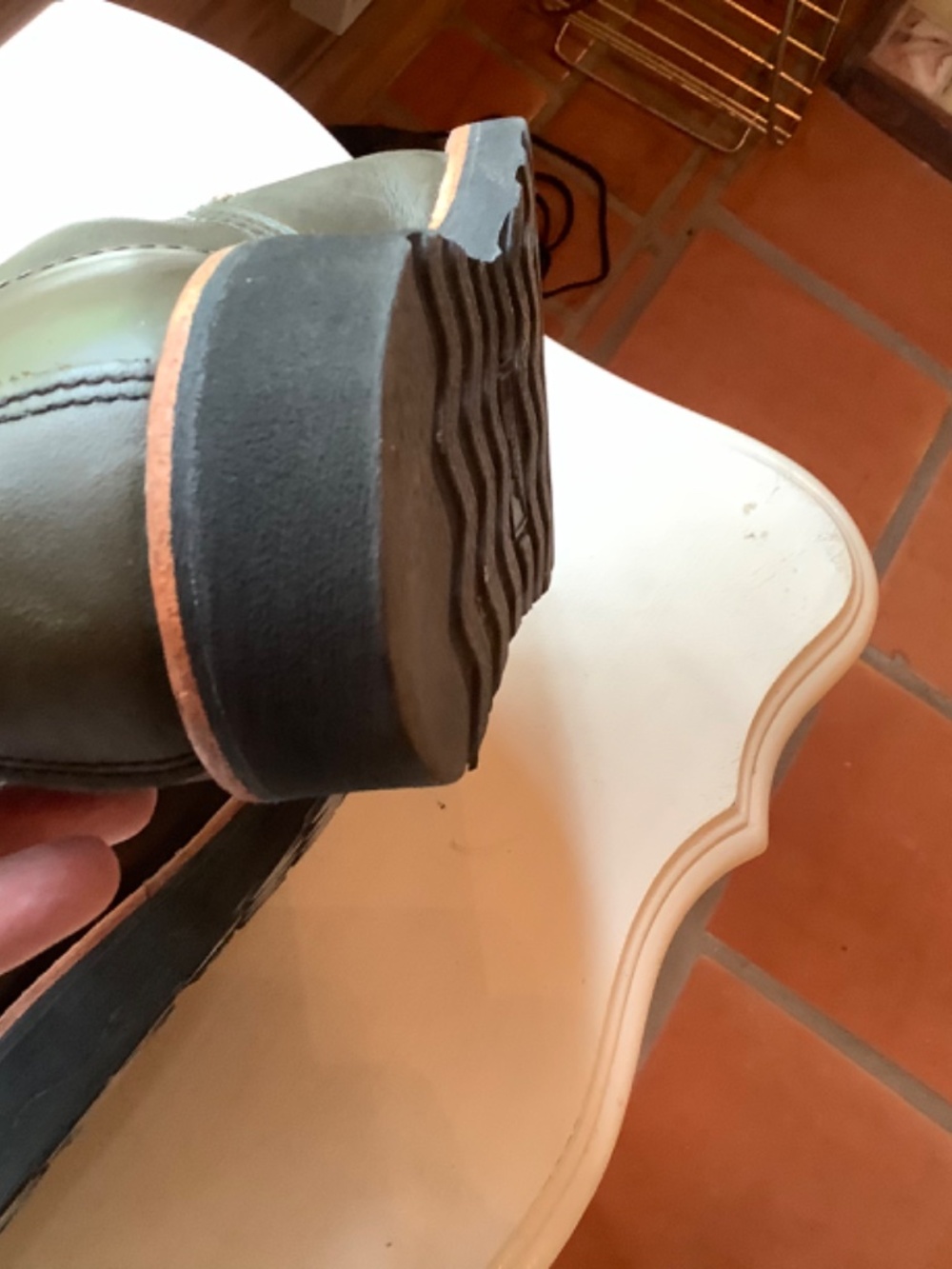 Red Wing 8828 Moc Toe Alpine Green - Picture 5 of 5